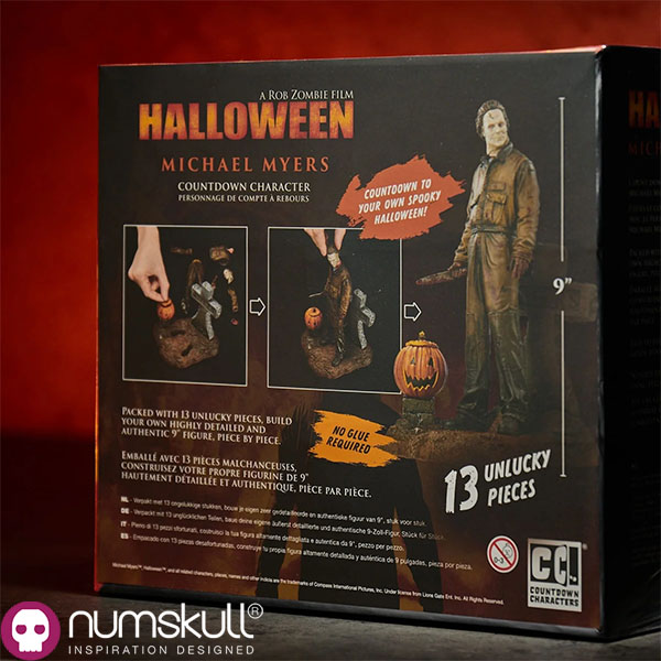 Numskull Halloween 2007 A Rob Zombie Film Michael Myers Countdown Character Figure